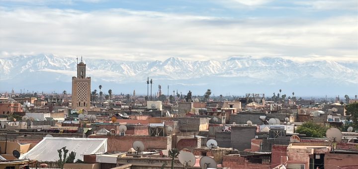 Marrakech desde la terraza del Museo de la fotografía